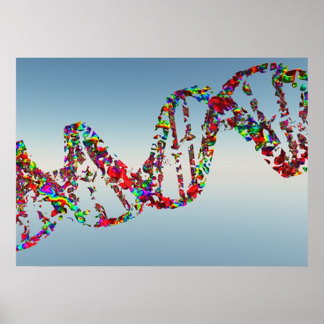 DNA Strand Poster (Framsidan)