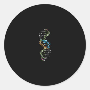DNA Strand Runt Klistermärke