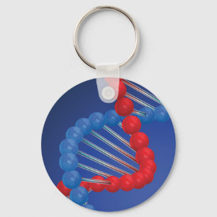 DNA strandar Keychain Nyckelring