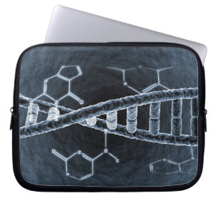 DNA strandar Laptop Sleeve