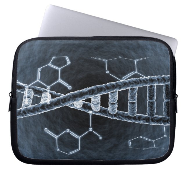 DNA strandar Laptop Sleeve (Framsidan)