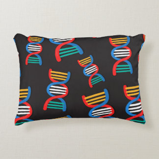 dna strands mönster prydnadskudde