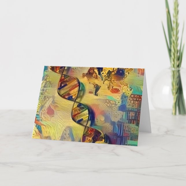 DNA-sträng Kort (Framsida)