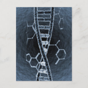 DNA-sträng Vykort
