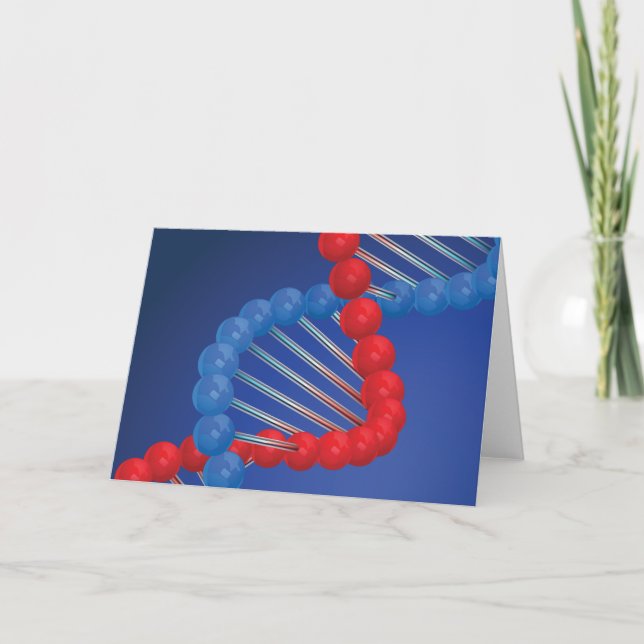 DNA-stränghälsningskort Kort (Framsida)