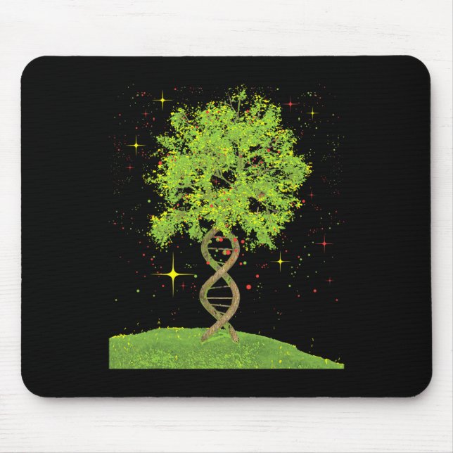 Dna Träd - Biolog Biology Student Science Earth Musmatta (Framsidan)