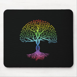 DNA Träd Colorful Meditation Yoga Zen Asana Gift Musmatta