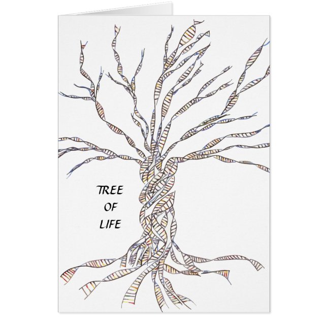 DNA TRÄD eller Livets träd OBS Kort (Framsidan)