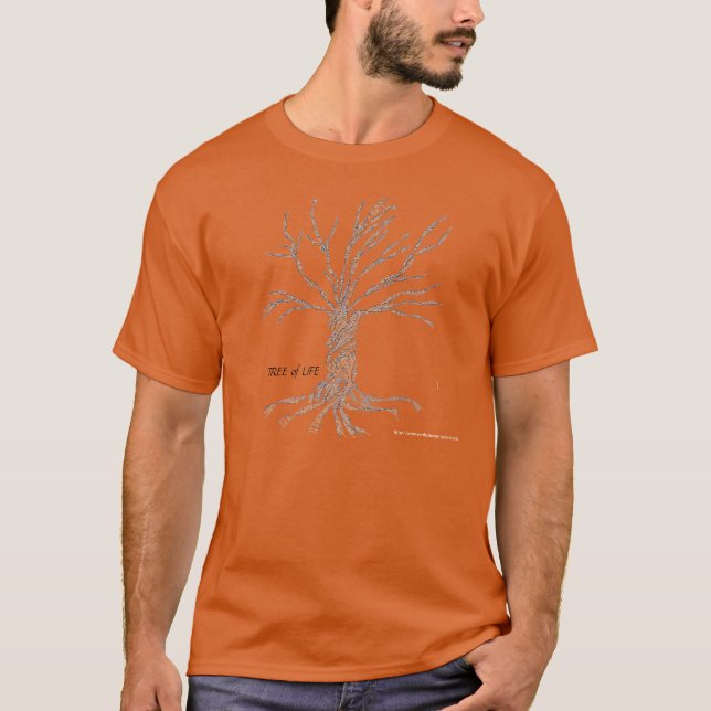 Dna-TRÄD eller livets träd T-shirt (Framsida)