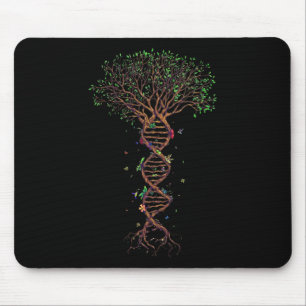 Dna Träd Genetic Funy Earth Day Plant A Träd Life Musmatta