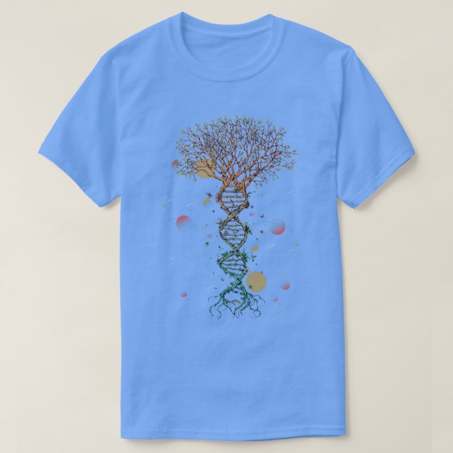 DNA Träd Life bioology Environment Genetics T Shirt (Design framsida)