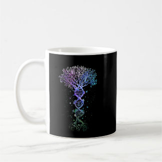 DNA Träd Life Earth Genetics Biolog Science Gif Kaffemugg