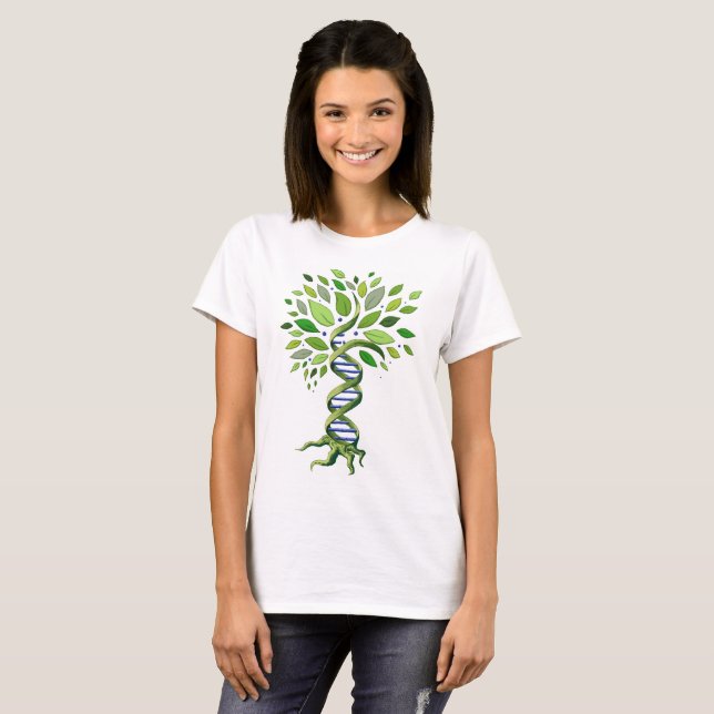 Dna-Träd-Skjorta Tee Shirt (Hel framsida)