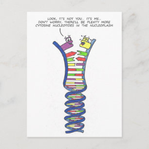 DNA-uppbrytning - vykort 2