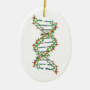 DNA - vetenskap/forskare/biologi Julgransprydnad Keramik