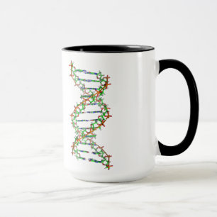 DNA - vetenskap/forskare/biologi Mugg