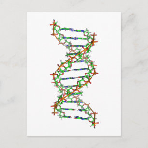 DNA - vetenskap/forskare/biologi Vykort