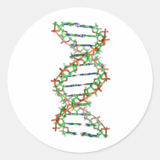 DNA - vetenskap/vetenskap/biologi Runt Klistermärke