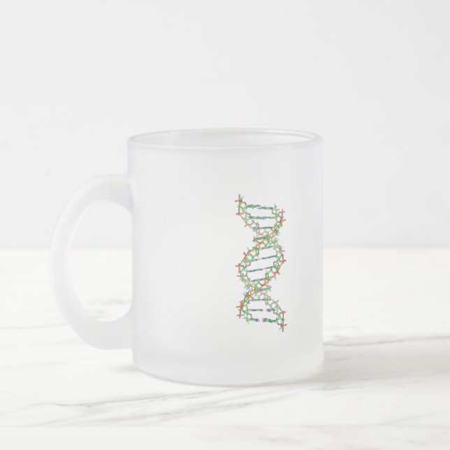 DNA - vetenskap/vetenskapsman/biologi Frostad Glasmugg (Vänster)