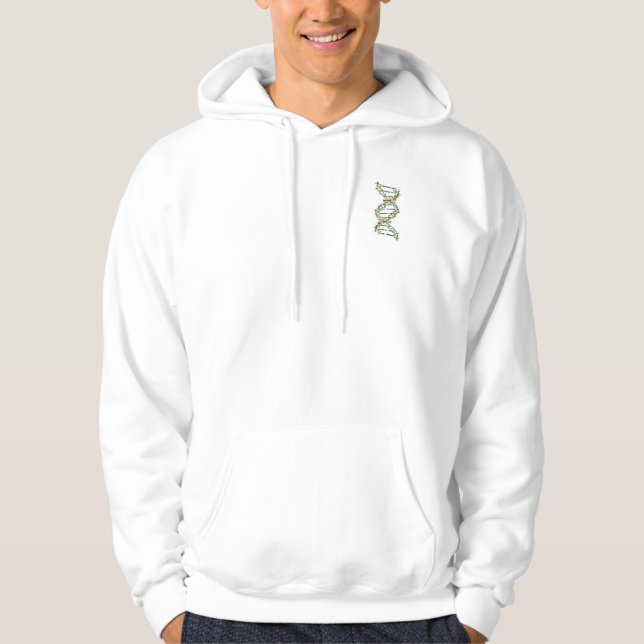 DNA - vetenskap/vetenskapsman/biologi Hoodie (Framsida)