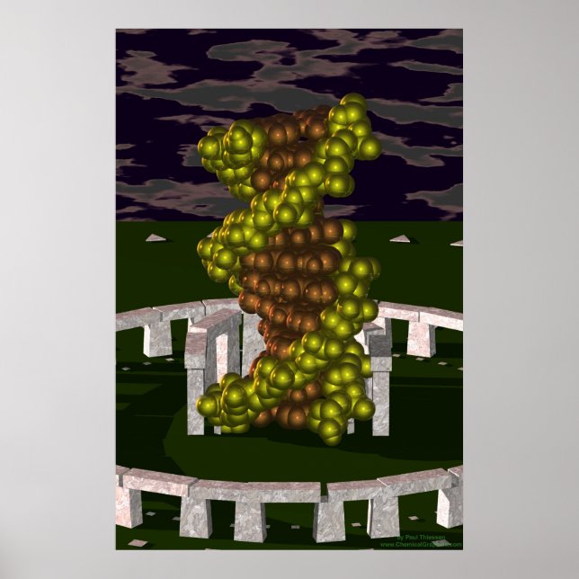 DNA vid Stonehenge Poster (Framsidan)