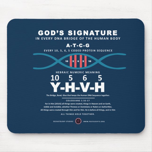 DNA-YHVH-kod Musmatta (Framsidan)