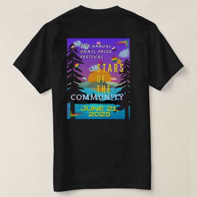 DNATL Pride 2025 T Shirt (Design baksida)