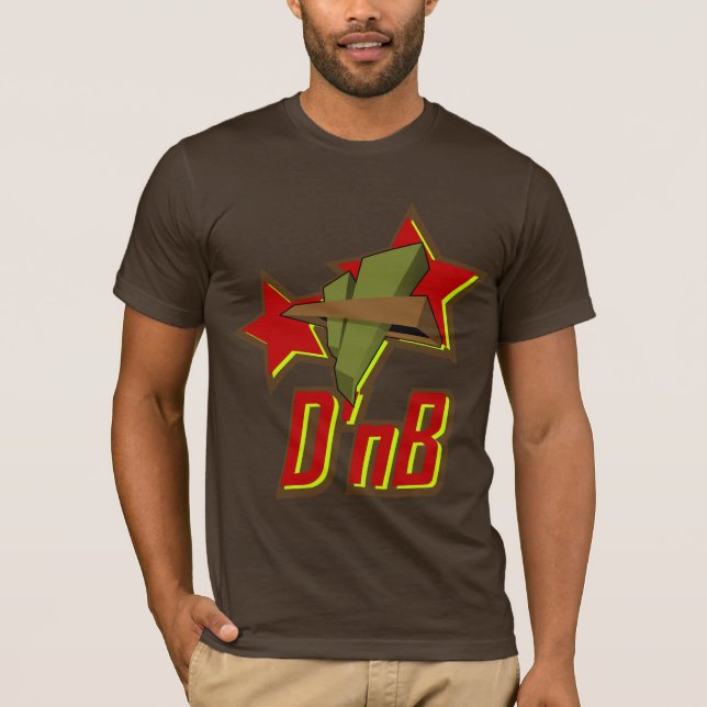 DnB - drum'n bass T-shirt (Framsida)