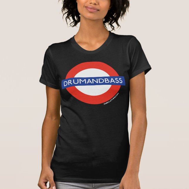 DnB tunnelbana Tee Shirt (Framsida)