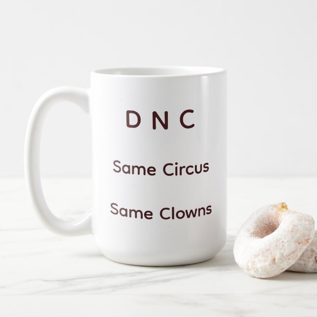 DNC-cirkusen Kaffemugg (Med munk)
