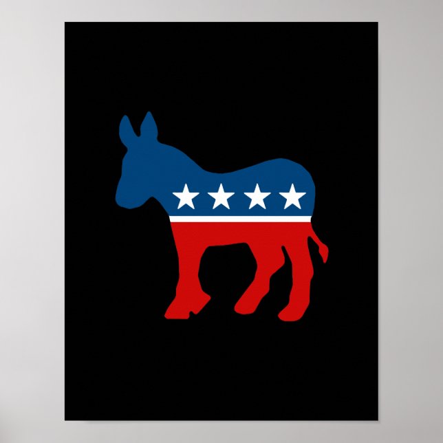 DNC - DEMOCRAT - DONKEY POSTER (Framsidan)