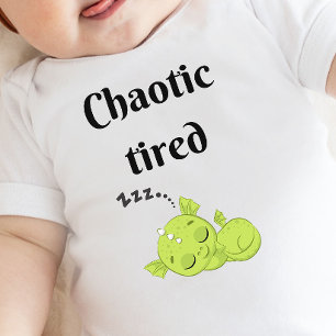 DnD baby - Chaotic Tired Little Dragon T Shirt