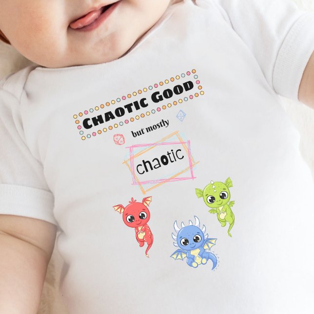 DnD Baby-Chaotisk Bra men mest kaotisk T Shirt (Skapare uppladdad)