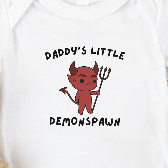 DnD Baby - Pappor Little Demon Spawn T Shirt (Skapare uppladdad)