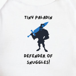 DnD Baby - Tiny Paladin Defender of Snuggles T Shirt