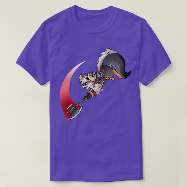 DnD Barbarian Fox T Shirt (Design framsida)