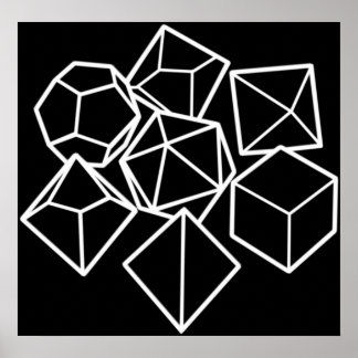 DnD - Dice Set Poster