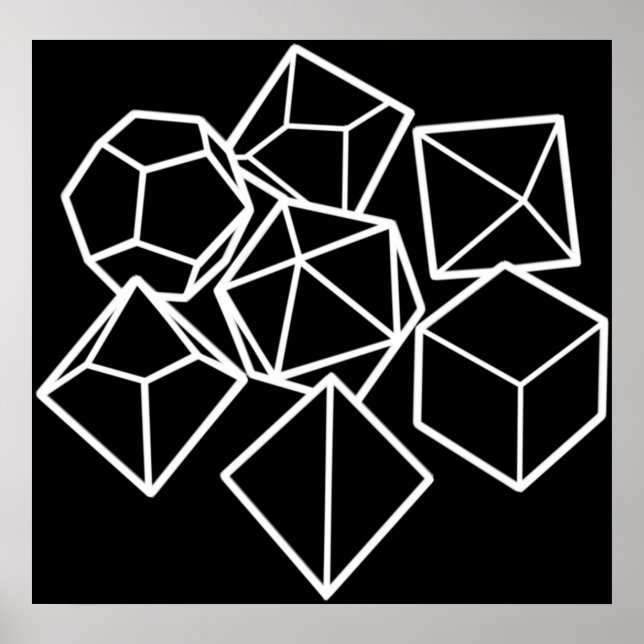DnD - Dice Set Poster (Framsidan)