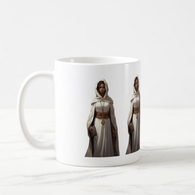 DnD Female Cleric Kaffemugg (Vänster)