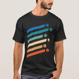 DnD Retro Dice T Shirt