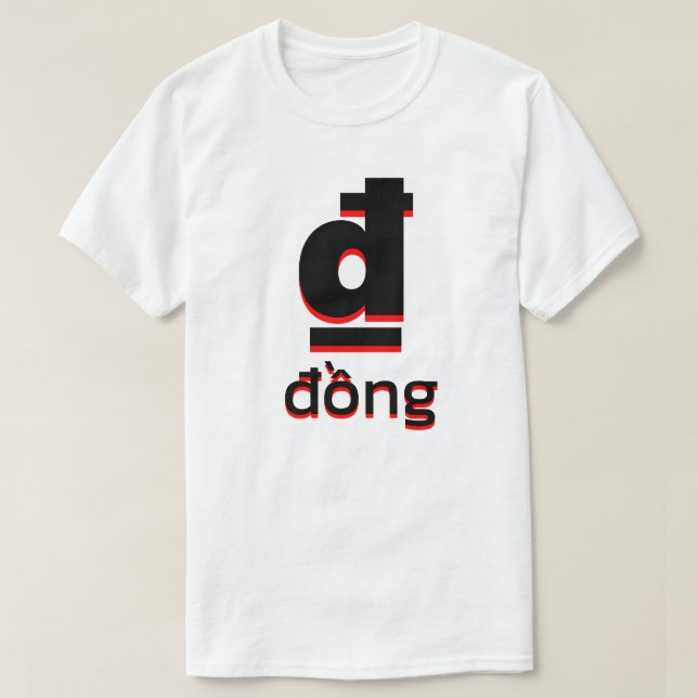₫ đng white t-shirt (Design framsida)