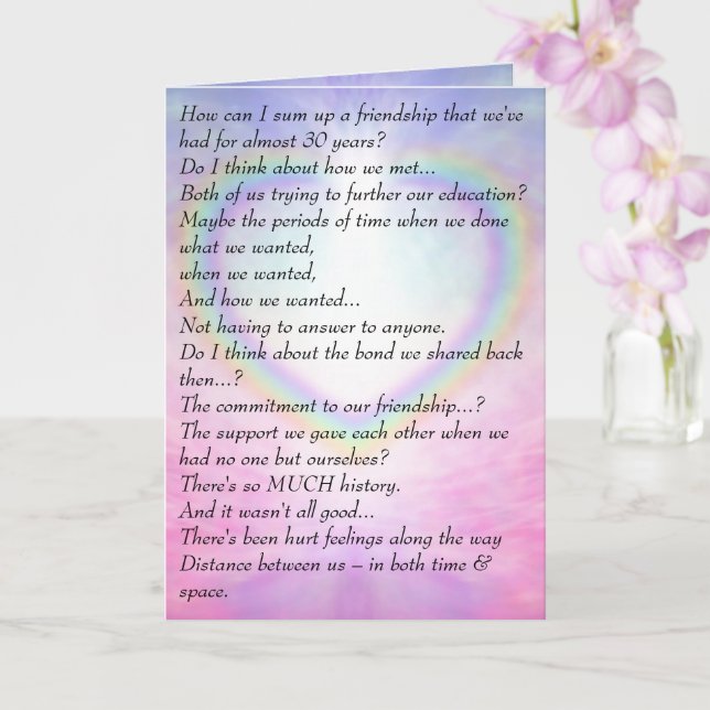 DNHallmark-EXKLUSIV: En gammal väns födelsedag Kort (Orkide)