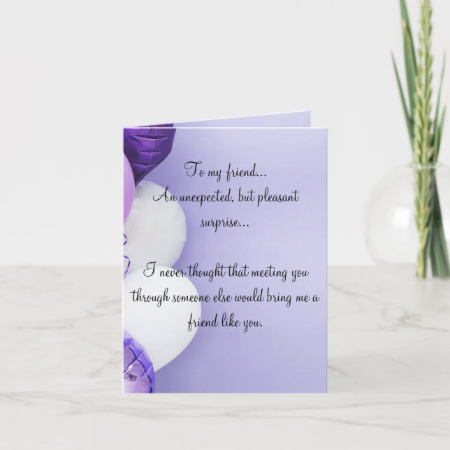 DNHallmark-EXKLUSIV: En väns födelsedagskort Tack Kort (Framsida)