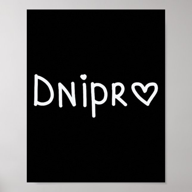 Dnipro Ukraina  Poster (Framsidan)