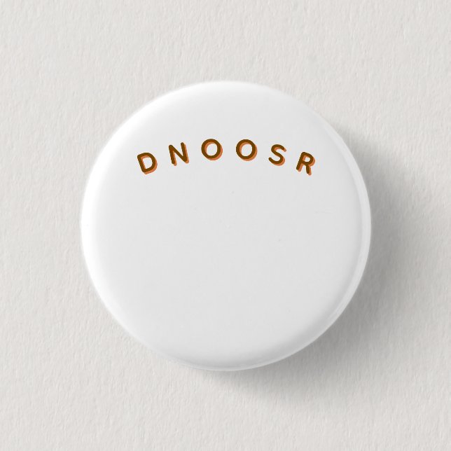 DNOOSR Minimalistiskt Lyxvarumärke  Knapp (Framsida)