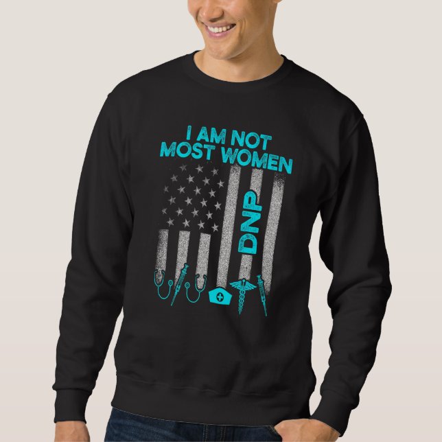 Dnp Doktor i sjuksköterskeverksamhet De flesta kvi Lång Ärmad Tröja (Framsida)