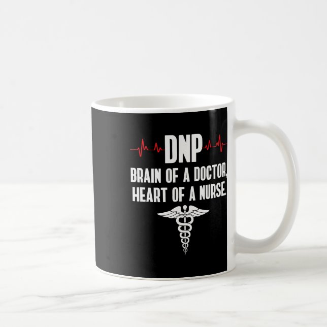 Dnp Doktor i sjuksköterskeyrket Brain Rn Nurse Da1 Kaffemugg (Höger)