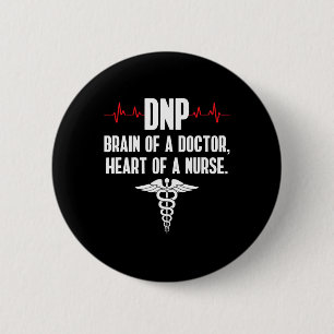 Dnp Doktor i sjuksköterskeyrket Brain Rn Nurse Da1 Knapp