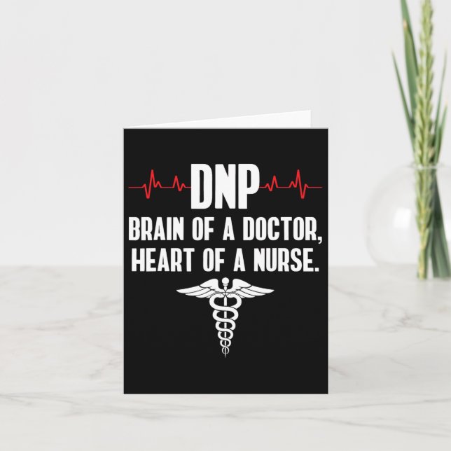 Dnp Doktor i sjuksköterskeyrket Brain Rn Nurse Da1 Kort (Framsida)