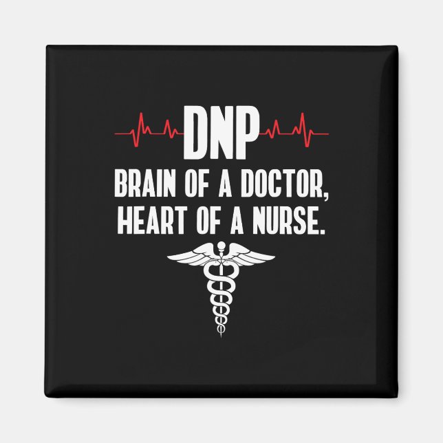 Dnp Doktor i sjuksköterskeyrket Brain Rn Nurse Da1 Magnet (Framsidan)